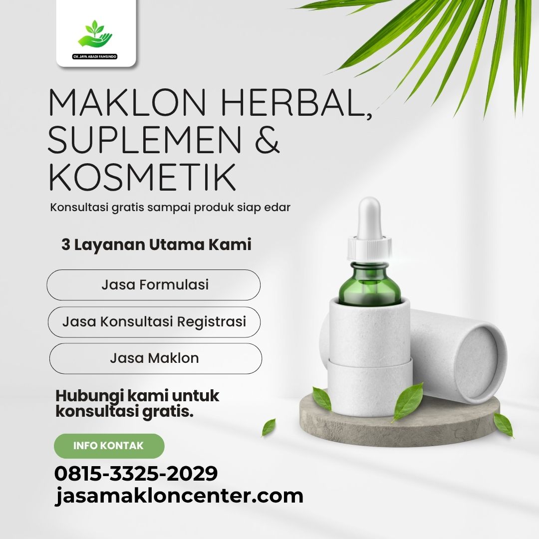 CEPAT! WA: 0815-3325-2029, Jasa Pembuatan Skincare Semarang, Famsindo