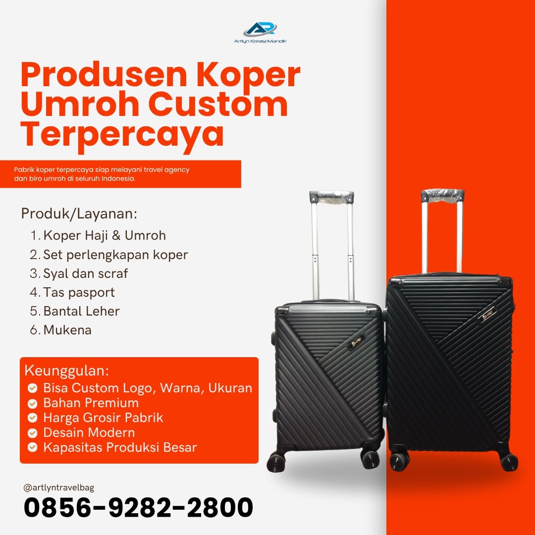 SUPER! WA: 0856-9282-2800, Grosir Syal Umroh Untuk Jamaah Travel Pontianak, AKM