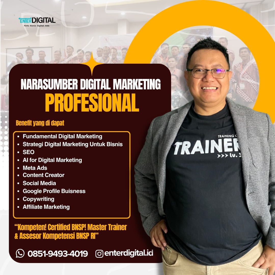 SOLUSI DIGITAL! HUB : 0851-9493-4019, Workshop Digital Marketing Terbaik B A T A M