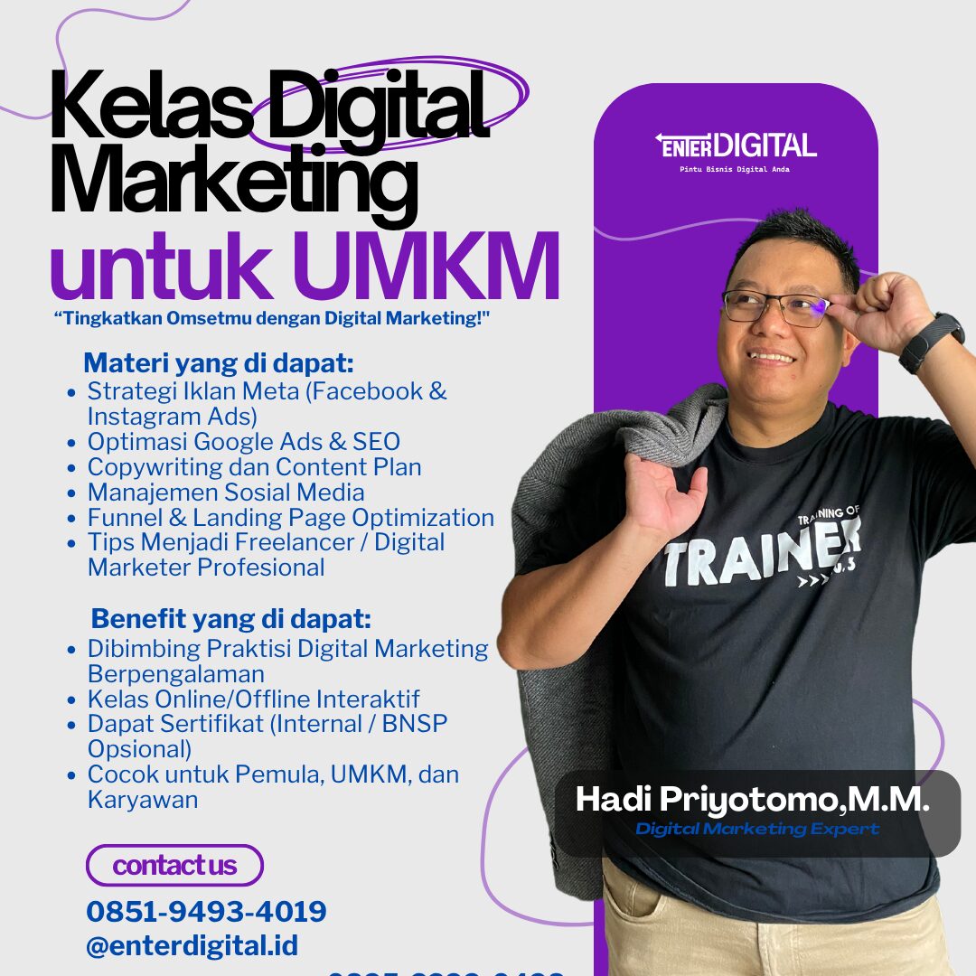 TERBUKTI! WA 0851-9493-4019 , Pelatihan Digital Marketing Ngapain Aja Nganjuk