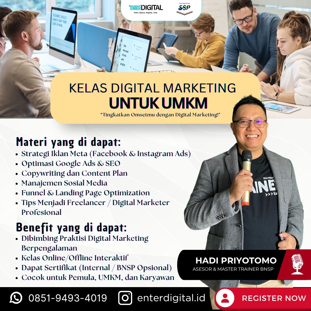 RESMI! WA 0851-9493-4019 , Pelatihan Digital Marketing Bagi Pelaku Umkm Menuju Bisnis Online Maluku Tengah