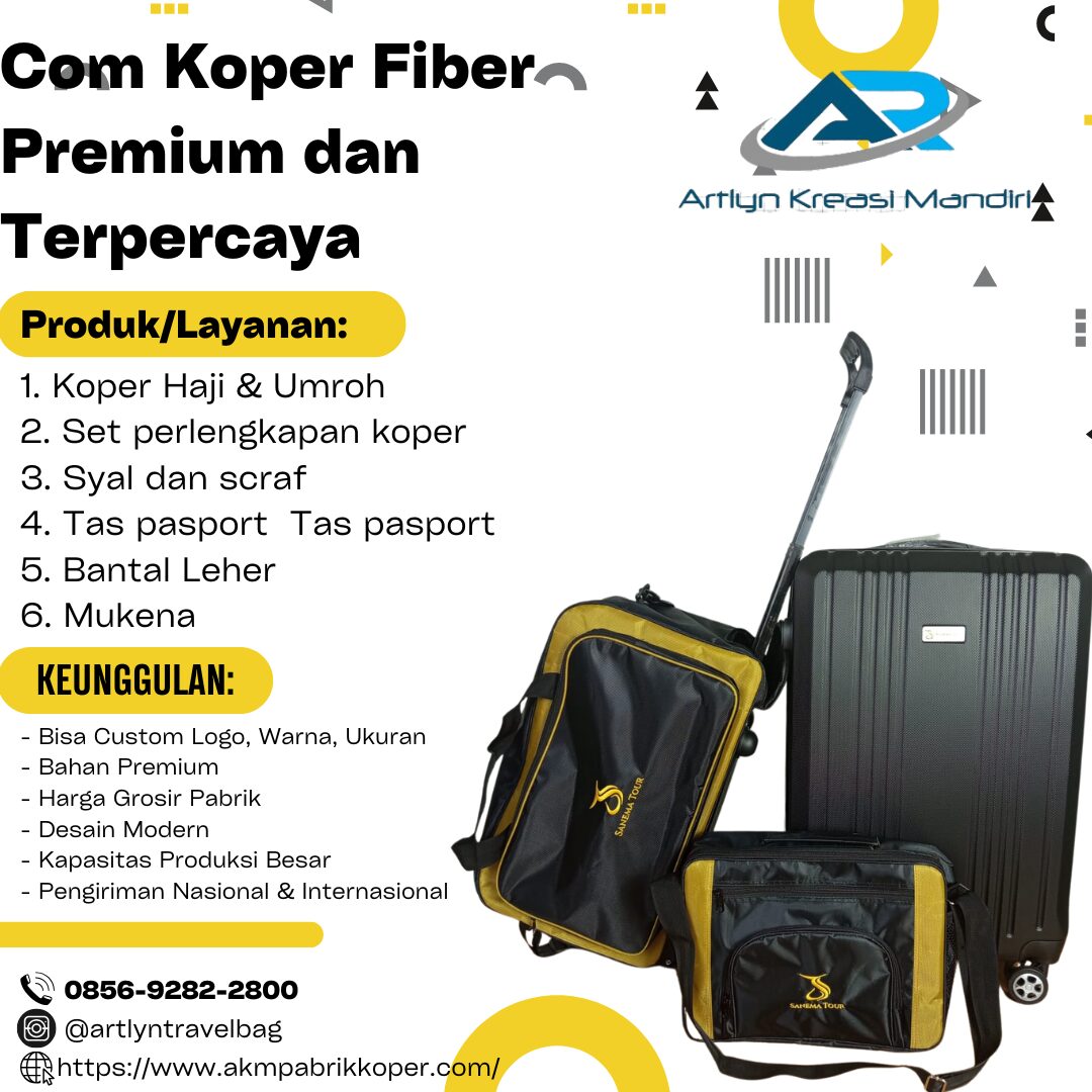 TOP RATED! TELP. 0856-9282-2800, Koper Haji Langsung Pabrik Pekanbaru, AKM