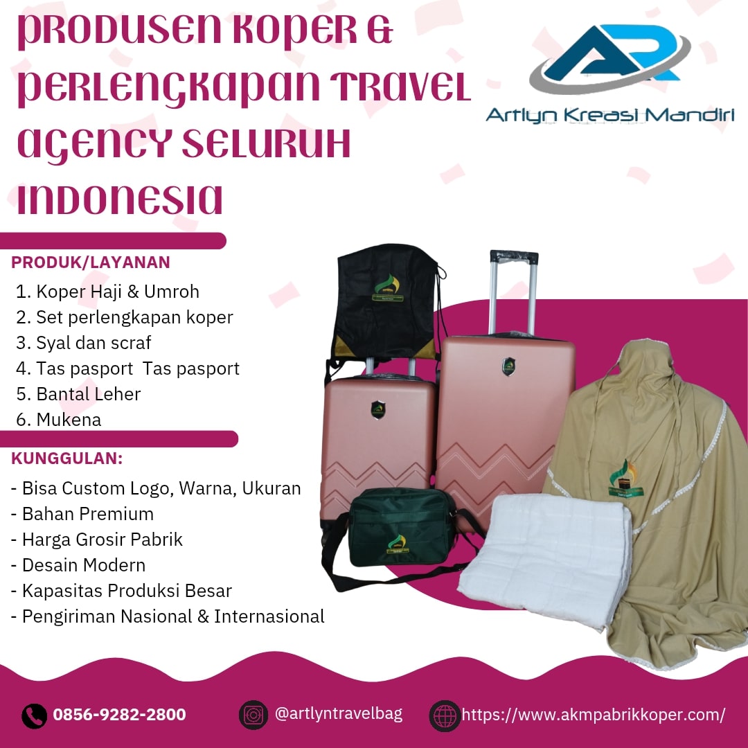 AWET! CALL 0856-9282-2800, Grosir Perlengkapan Koper Langsung Pabrik Ambon, AKM
