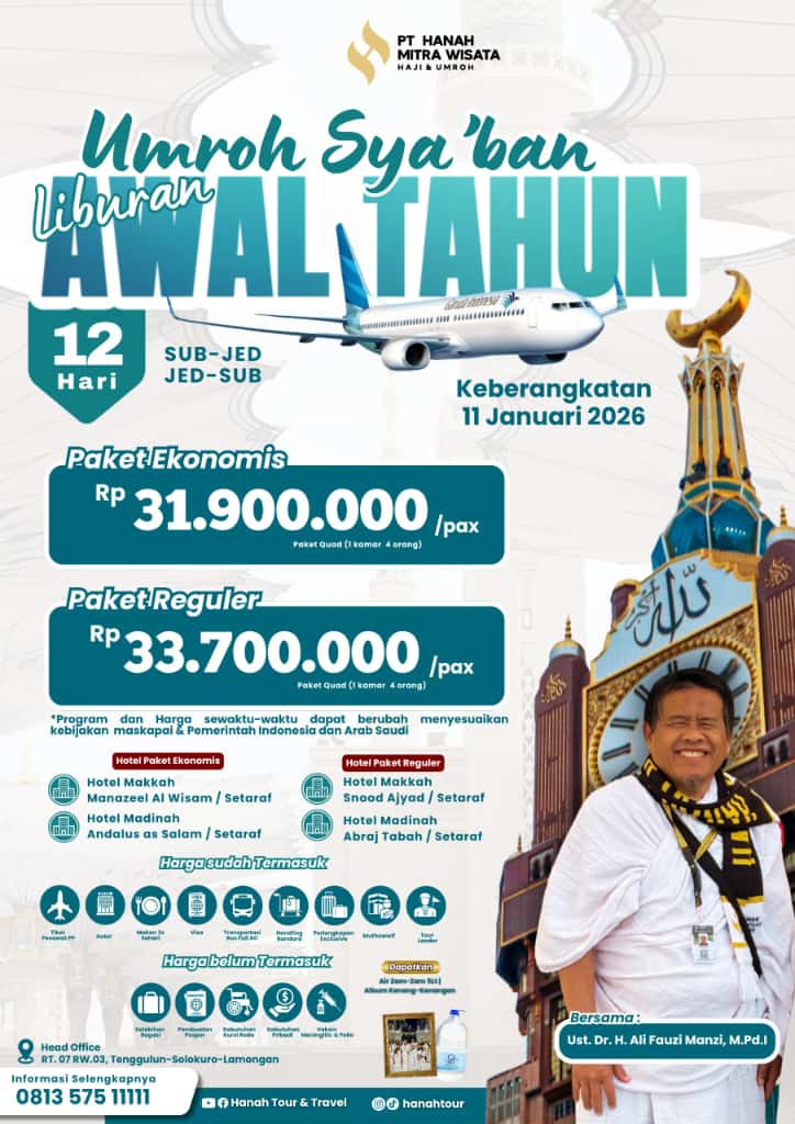 Rekomendasi Jasa Travel Umroh Terbaik Lamongan