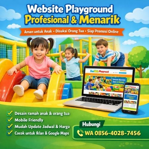 PROFESIONAL & MENARIK | WA 0856-4028-7456 | Jasa Pembuatan Website Playground di Tembalang Semarang – Ayah Amanah Digital