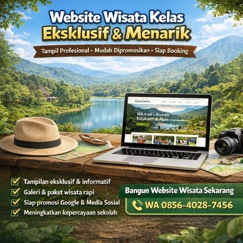 EKSKLUSIF & SIAP PROMOSI | WA 0856-4028-7456 | Jasa Pembuatan Website Wisata Kelas di Bandungan Ungaran Semarang – Ayah Amanah Digital