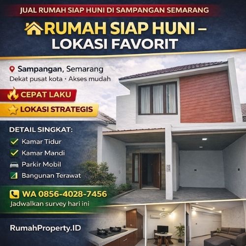 LOKASI FAVORIT CEPAT LAKU | WA 0856-4028-7456 | Jual Rumah Siap Huni di Sampangan Semarang – RumahProperty.ID