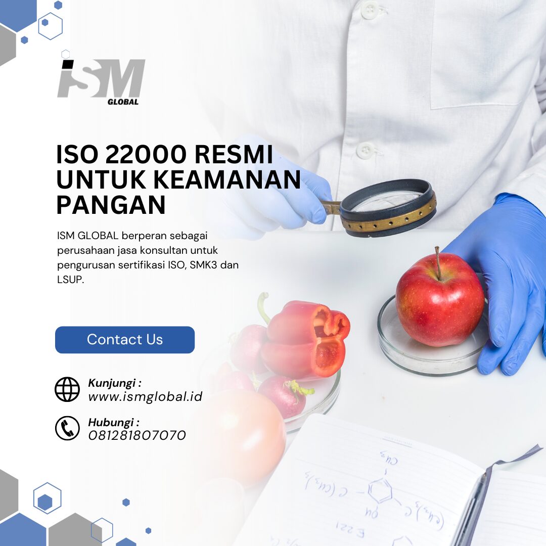ISO 22000 RESMI UNTUK KEAMANAN PANGAN