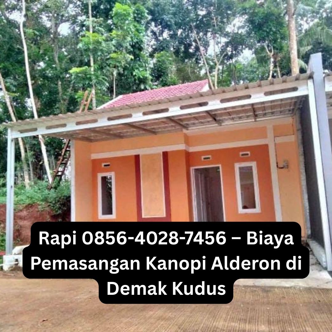 Rapi 0856-4028-7456 – Biaya Pemasangan Kanopi Alderon di Demak Kudus