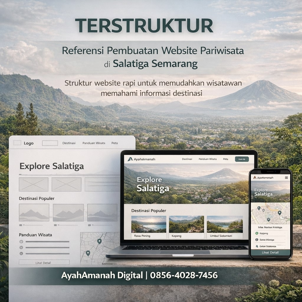 TERSTRUKTUR | 0856-4028-7456 Referensi Pembuatan Website Pariwisata di Salatiga Semarang AyahAmanah Digital