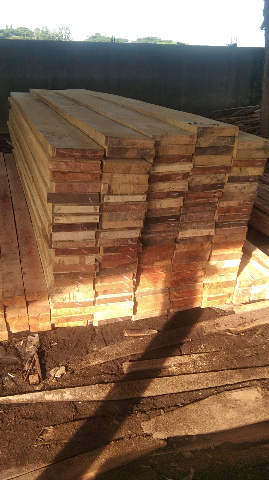 Kayu Kaso 5/7 Panjang 4 Meter / Putih Krem