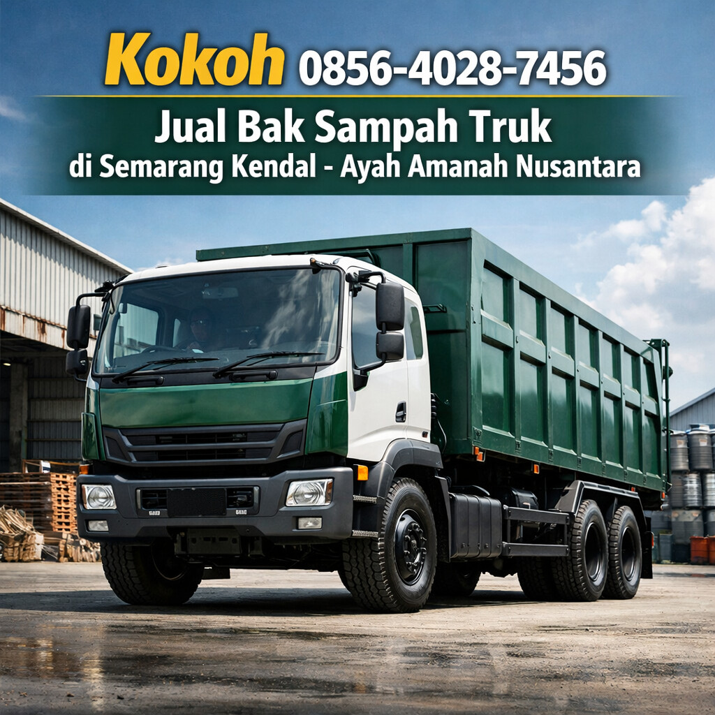 Kokoh 0856-4028-7456 Jual Bak Sampah Truk di Semarang Kendal – Ayah Amanah Nusantara