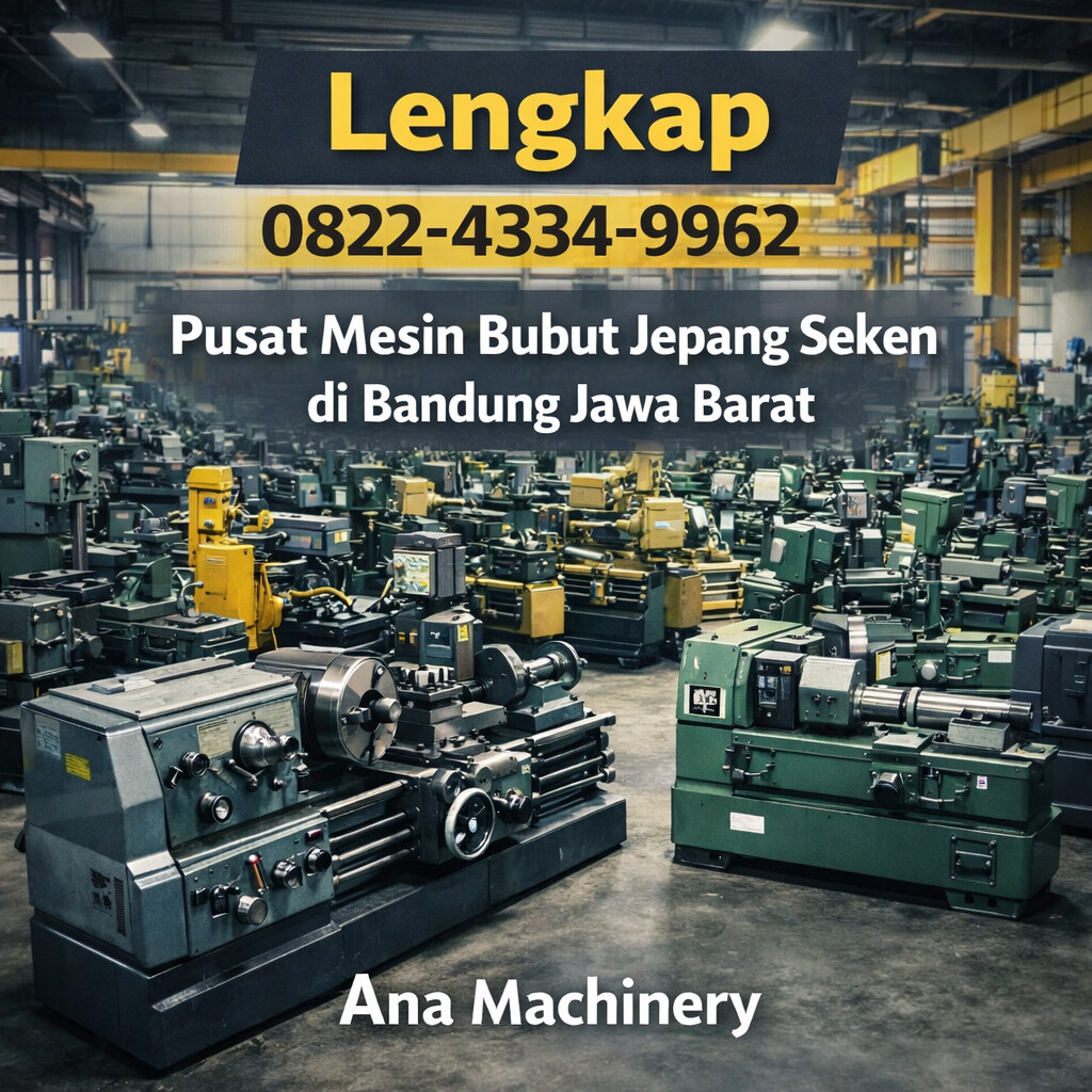 Lengkap 0822-4334-9962 Pusat Mesin Bubut Jepang Seken di Bandung Jawa Barat Ana Machinery