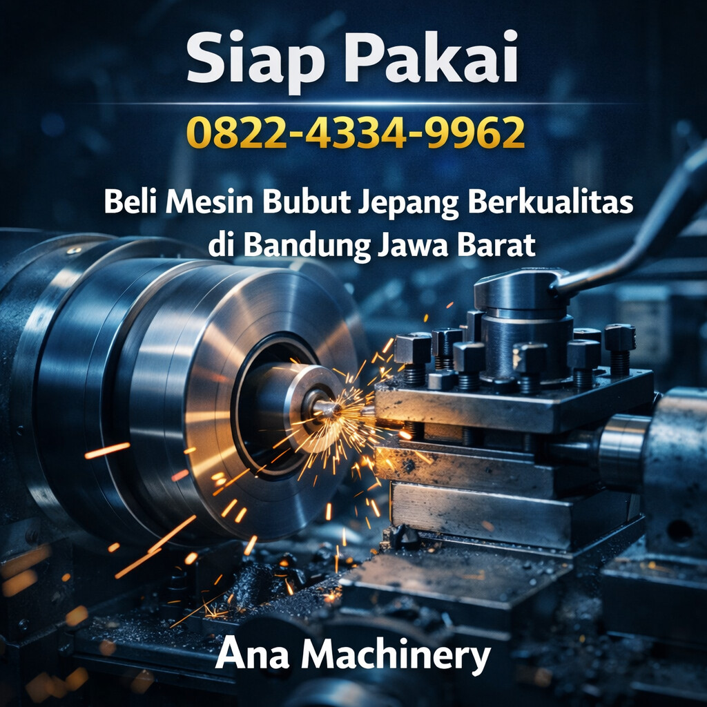 Siap Pakai 0822-4334-9962 Beli Mesin Bubut Jepang Berkualitas di Bandung Jawa Barat Ana Machinery