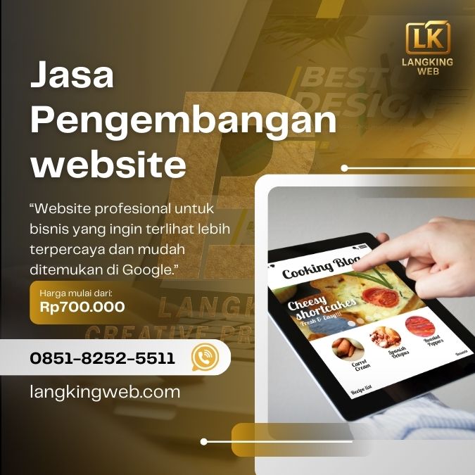 Website Bisnis – 085182525511 Jasa Pembuatan Website Murah Depok Langking Web