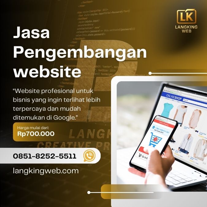 Website Modern – 085182525511 Jasa Pembuatan Website Murah Bekasi Langking Web