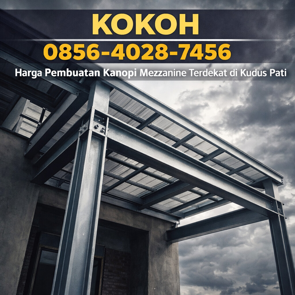 KOKOH 0856-4028-7456 Harga Pembuatan Kanopi Mezzanine Terdekat di Kudus Pati