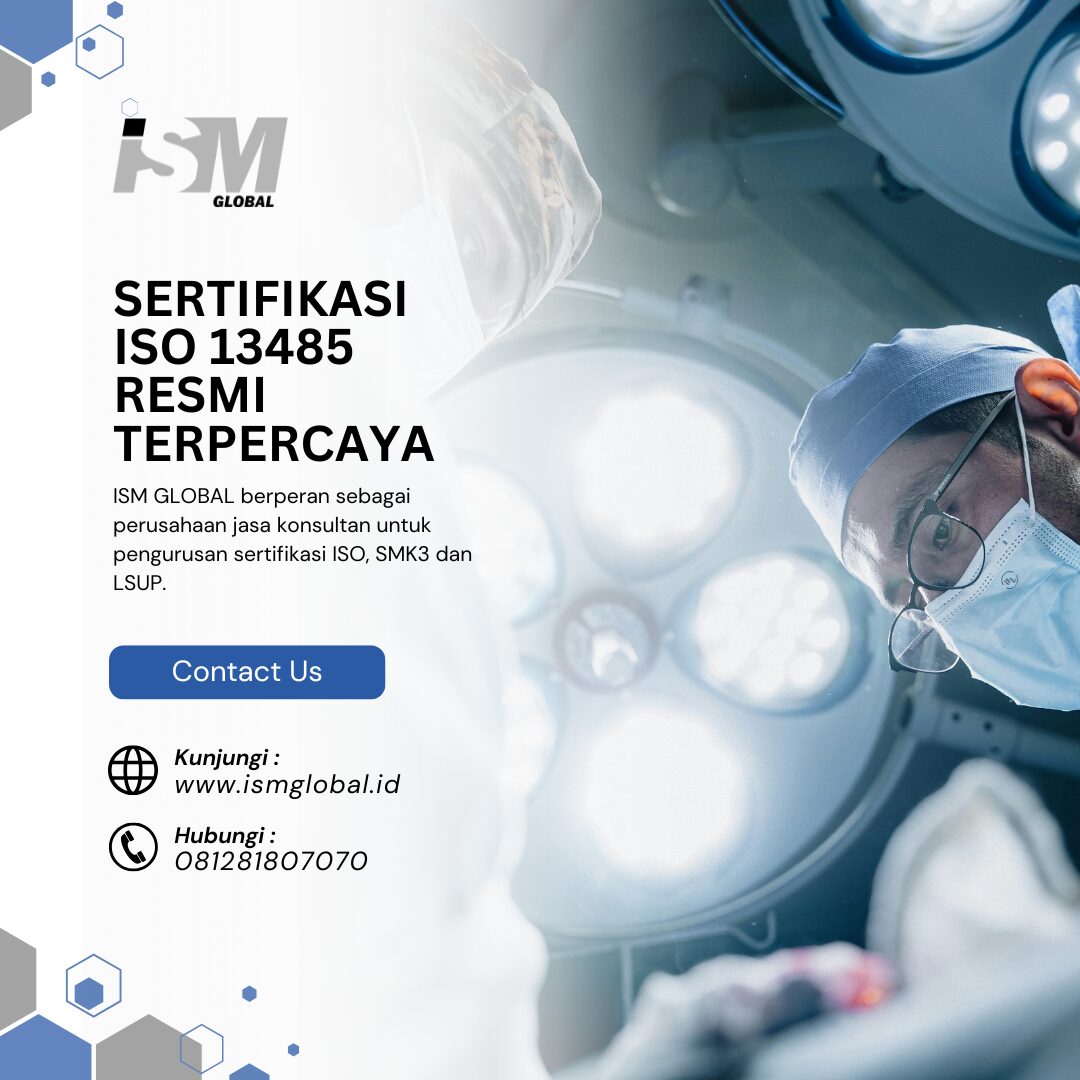 SERTIFIKASI ISO 13485 RESMI TERPERCAYA
