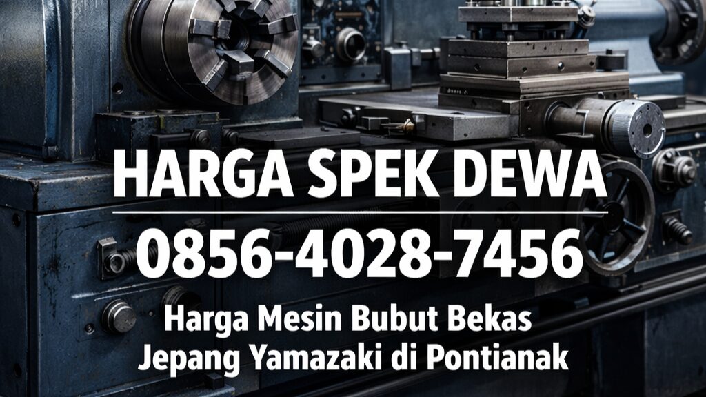 HARGA SPEK DEWA | 0856-4028-7456 Harga Mesin Bubut Bekas Jepang Yamazaki di Pontianak