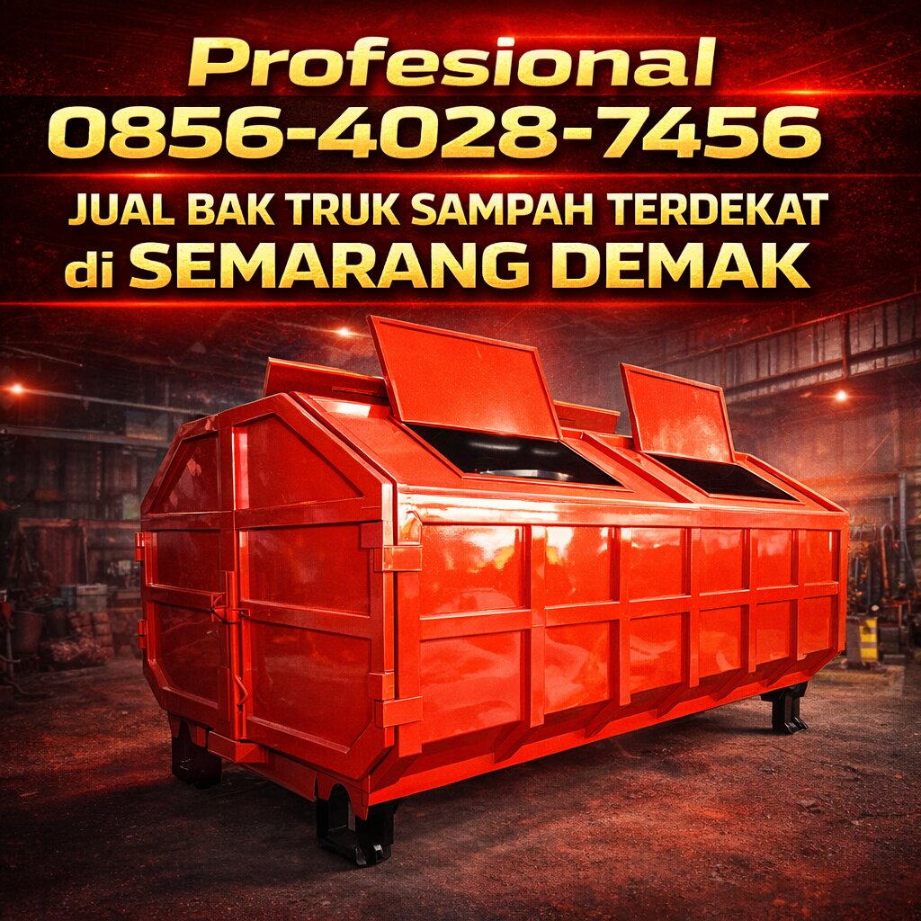 Profesional 0856-4028-7456 – Jual Bak Truk Sampah Terdekat di Semarang Demak