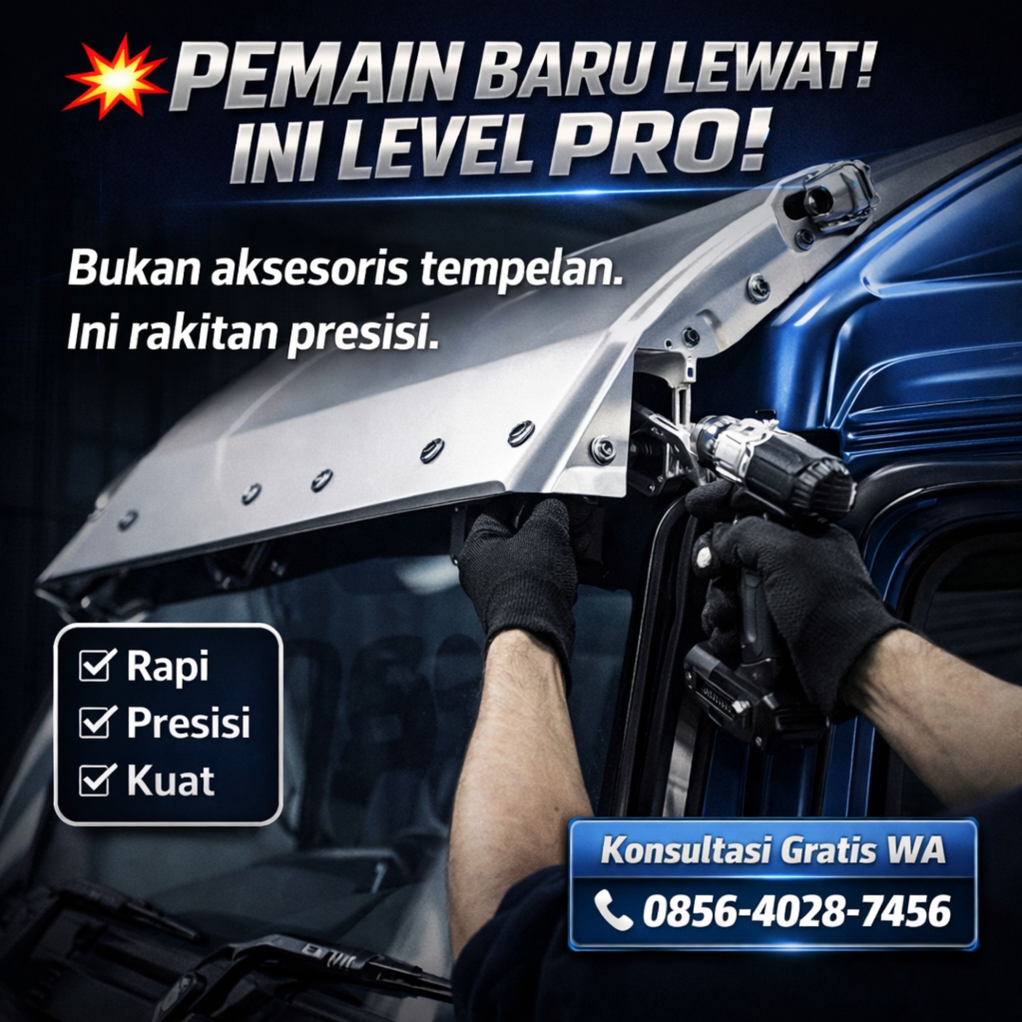 PEMAIN BARU LEWAT! INI LEVEL PRO! WA 085640287456 – Jual Wind Deflector Topi Kabin Truk di Bogor Depok