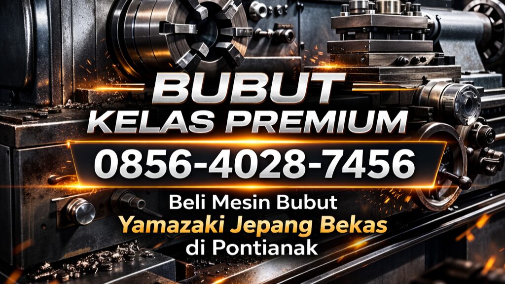BUBUT KELAS PREMIUM | 0856-4028-7456 Beli Mesin Bubut Yamazaki Jepang Bekas di Pontianak