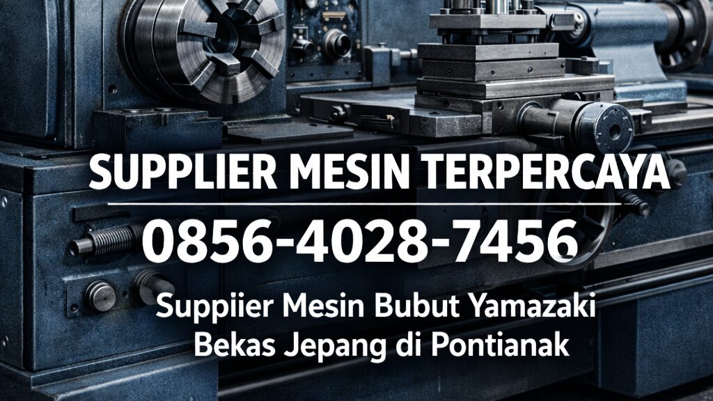 SUPPLIER MESIN TERPERCAYA | 0856-4028-7456 Supplier Mesin Bubut Yamazaki Bekas Jepang di Pontianak