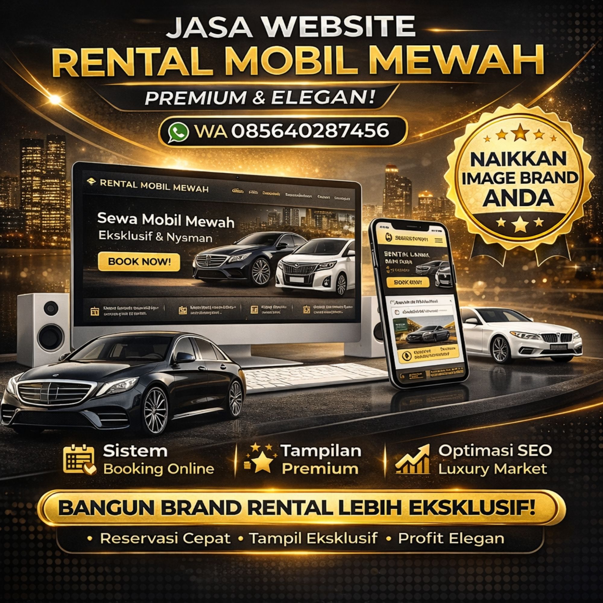 PREMIUM & ELEGAN! WA 085640287456 Jasa Website Rental Mobil Mewah – Ayah Amanah Digital