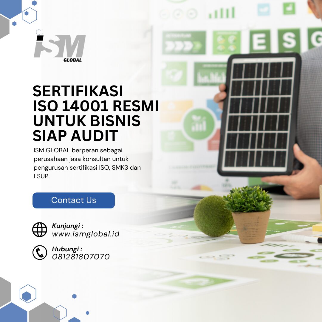 SERTIFIKASI ISO 14001 RESMI UNTUK BISNIS SIAP AUDIT