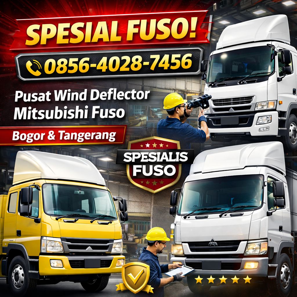 SPESIAL FUSO! 0856-4028-7456 Pusat Wind Deflector Mitsubishi Fuso di Bogor Tangerang