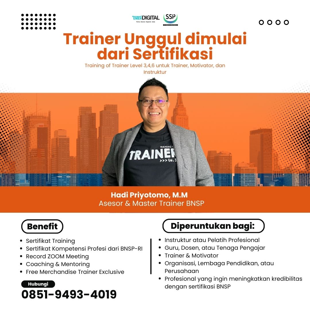 BERSERTIFIKAT! WA : 0851-9493-4019, Sertifikasi TOT K3 Tegal