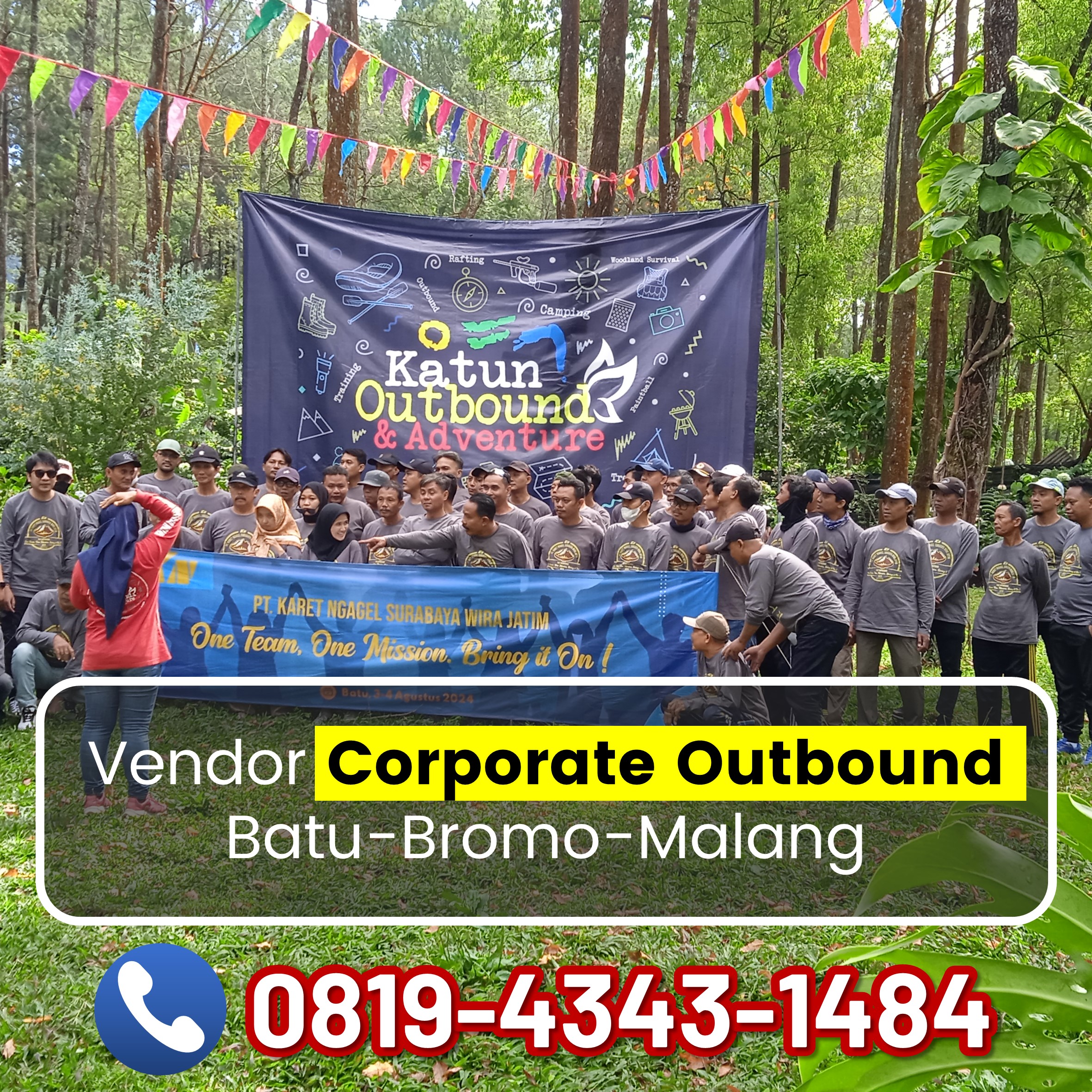 WA: 0822-1122-1909 – Kuatkan Integritas Karyawan di Paket Outbound Spiritual Building Batu