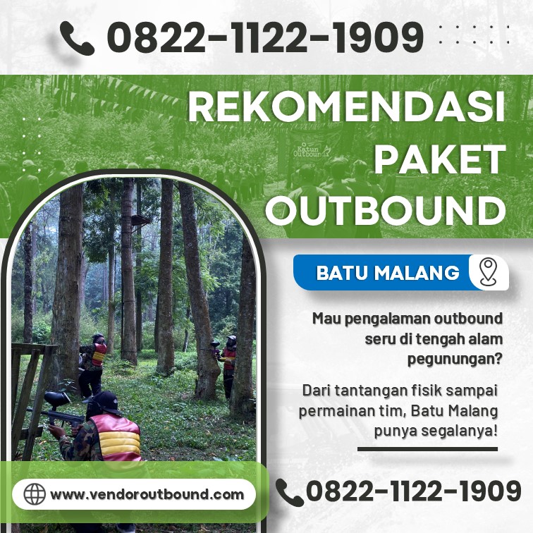 WA: 0822-1122-1909 – Paket Outbound Batu Malang 2026