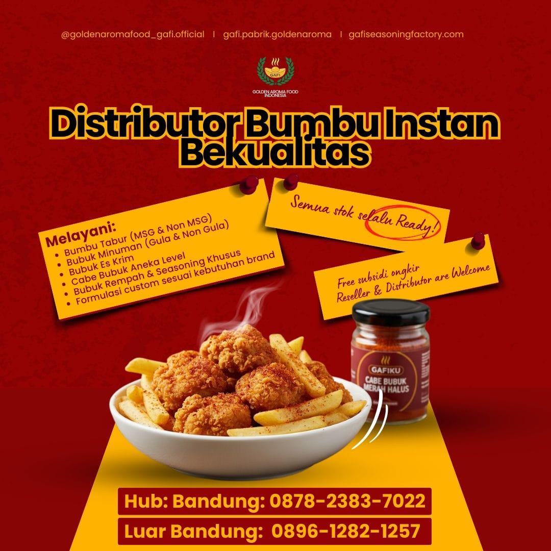 TOP! WA: 0896-1282-1257, Bumbu Bubuk Tanpa MSG Jakarta