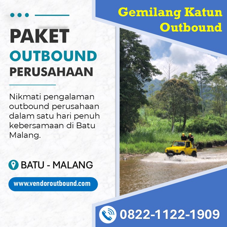 WA 0822-1122-1909 Vendor Outbound Gathering UMKM Malang