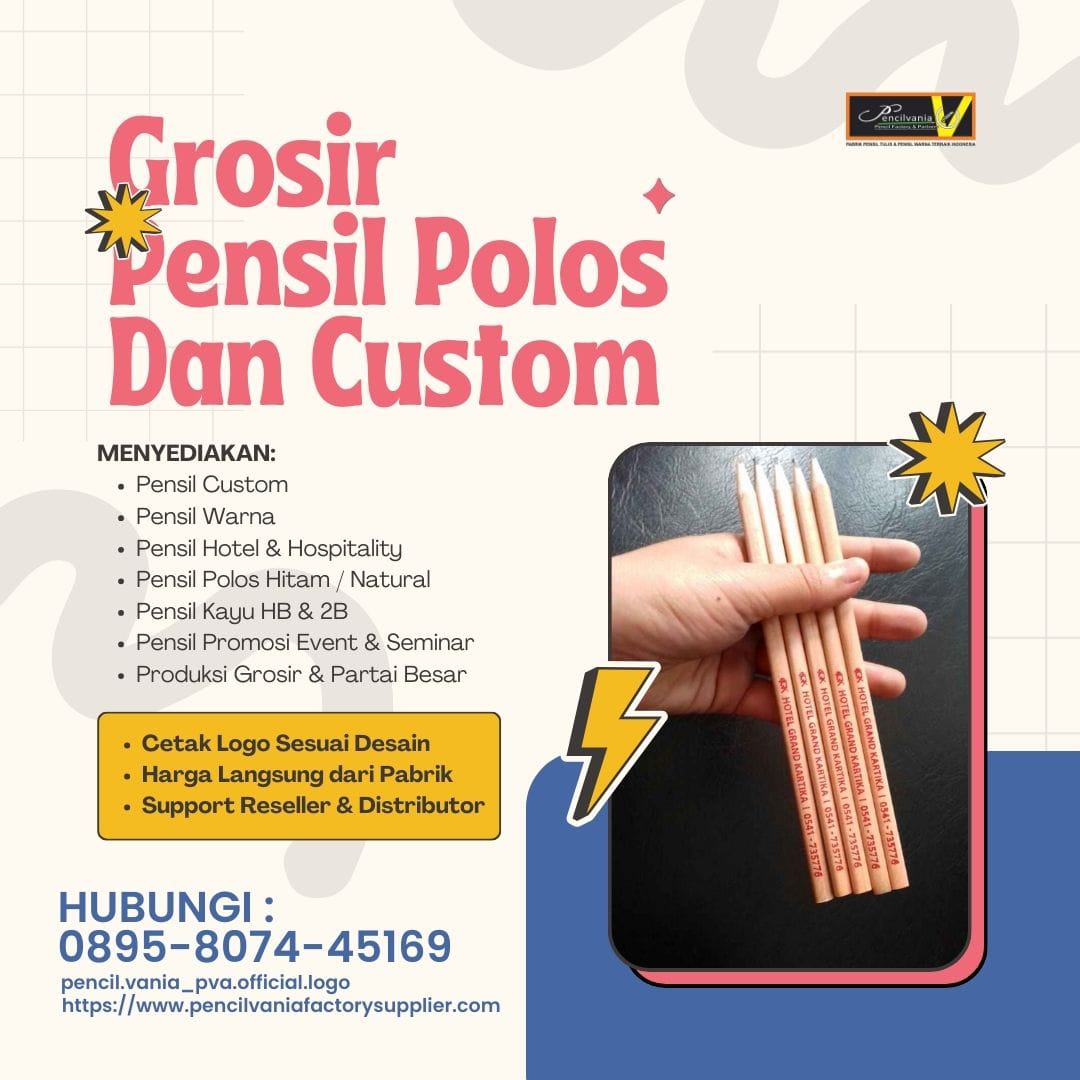TOP! CALL : 0895 – 8074 – 45169, Pabrik Pembuatan Pensil Warna Semarang