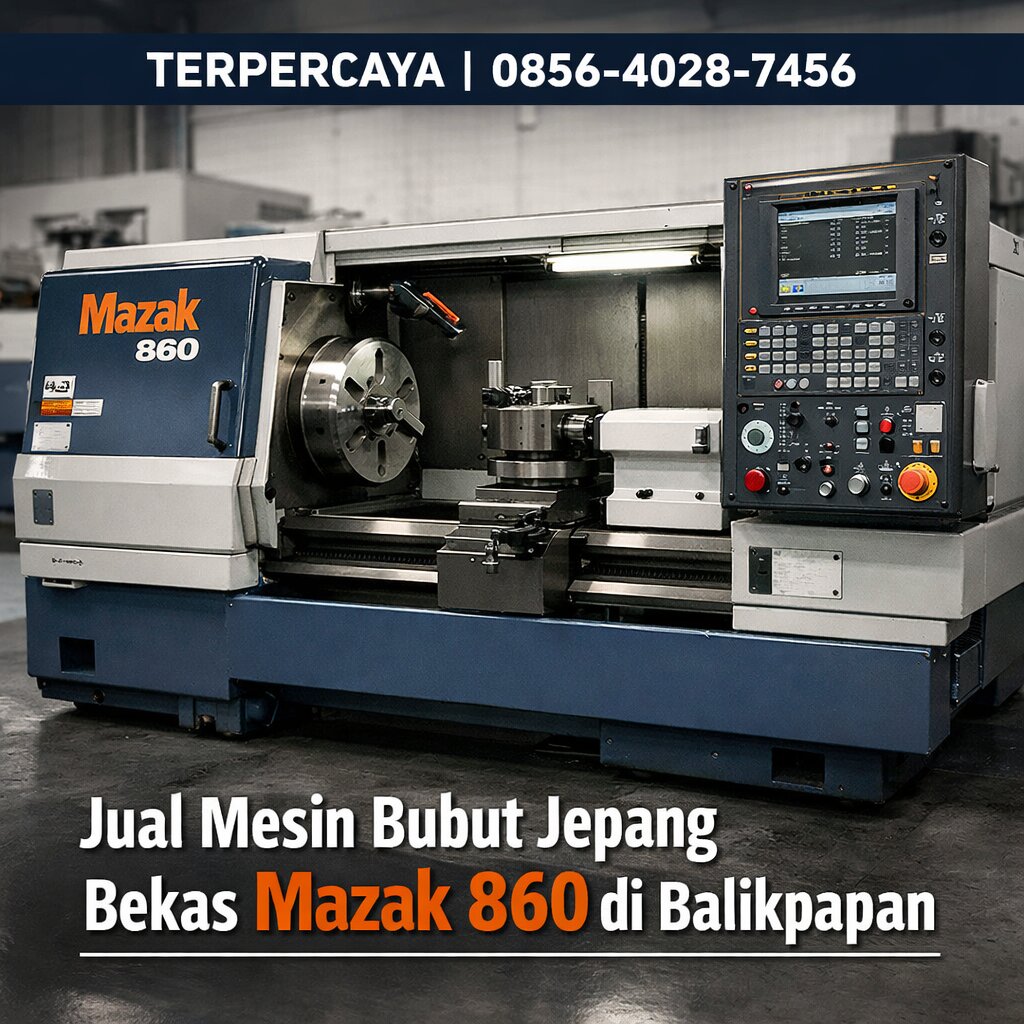 TERPERCAYA | 0856-4028-7456 – Jual Mesin Bubut Jepang Bekas Mazak 860 di Balikpapan