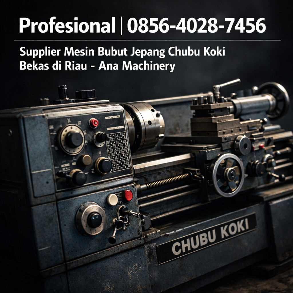 Profesional | 0856-4028-7456 | Supplier Mesin Bubut Jepang Chubu Koki Bekas di Riau – Ana Machinery