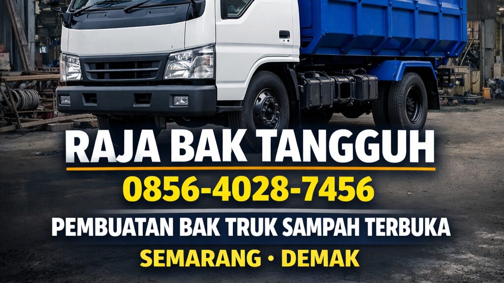 RAJA BAK TANGGUH | 0856-4028-7456 – Pembuatan Bak Truk Sampah Terbuka di Semarang Demak