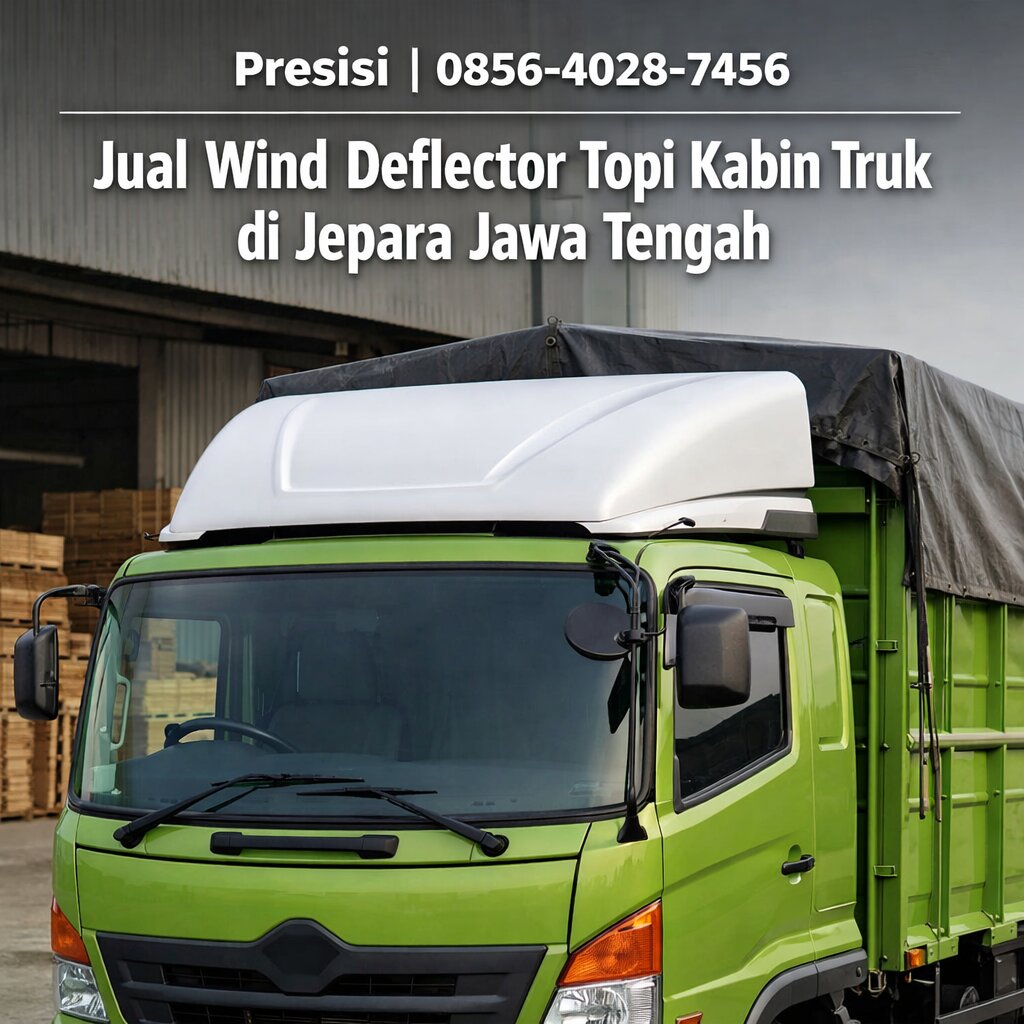 Presisi | 0856-4028-7456 | Jual Wind Deflector Topi Kabin Truk di Jepara Jawa Tengah