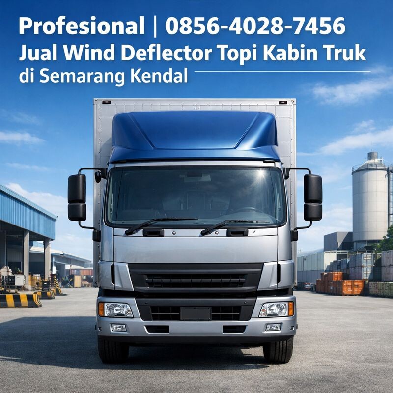 Profesional | 0856-4028-7456 | Jual Wind Deflector Topi Kabin Truk di Semarang Kendal