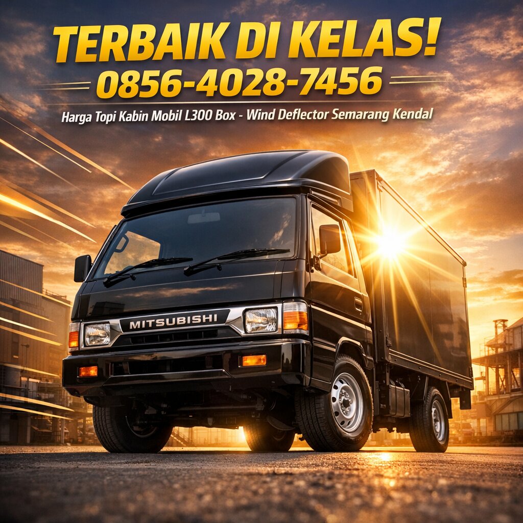 TERBAIK DI KELAS! 0856-4028-7456 Harga Topi Kabin Mobil L300 Box – Wind Deflector Semarang Kendal
