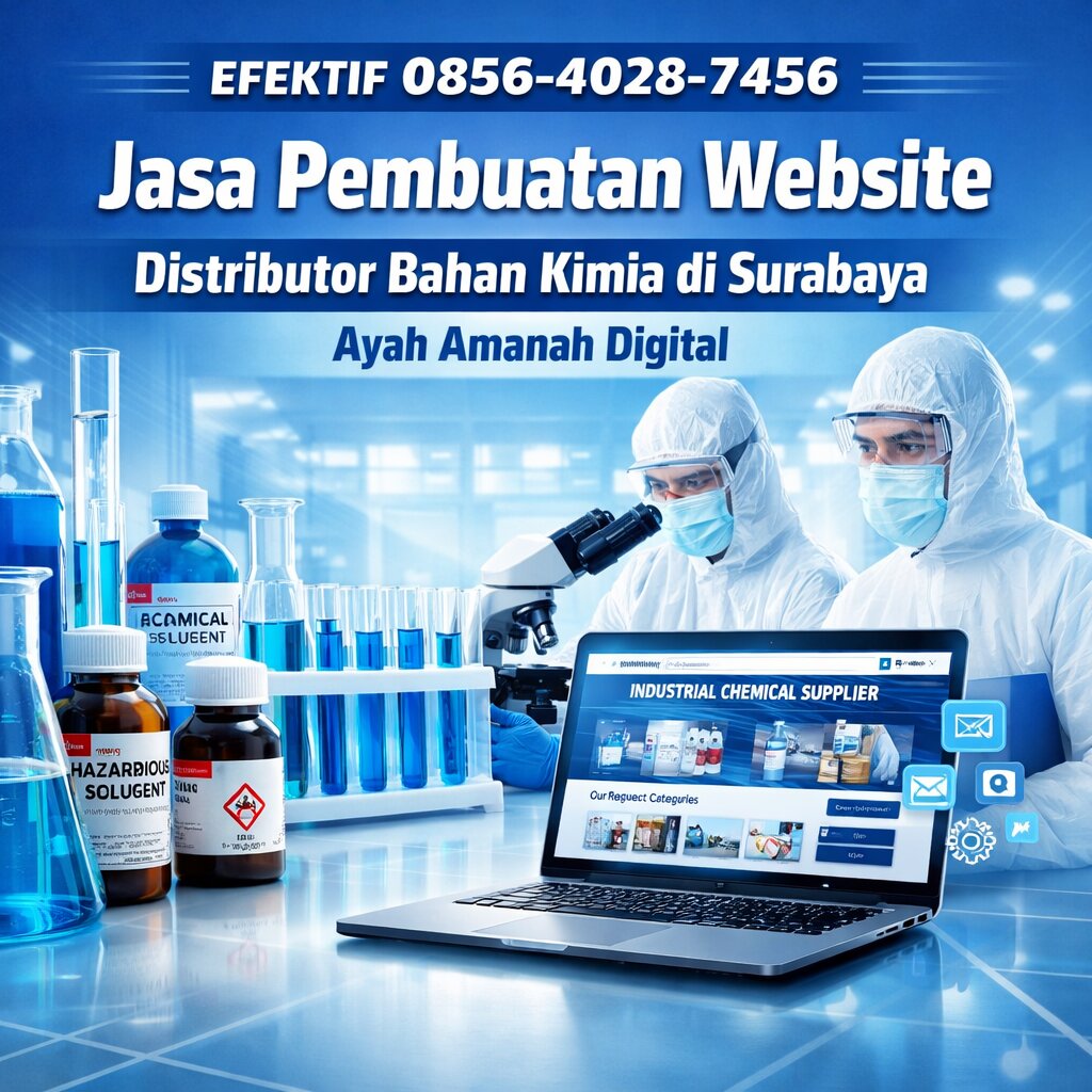 EFEKTIF 0856-4028-7456 | Jasa Pembuatan Website Distributor Bahan Kimia di Surabaya – Ayah Amanah Digital