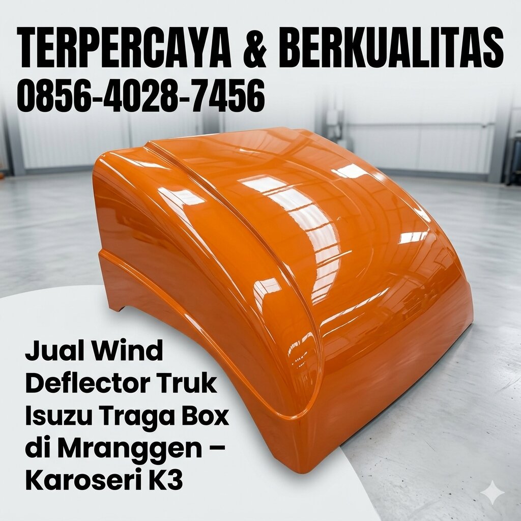 TERPERCAYA & BERKUALITAS 0856-4028-7456 Jual Wind Deflector Truk Isuzu Traga Box di Mranggen – Karoseri K3
