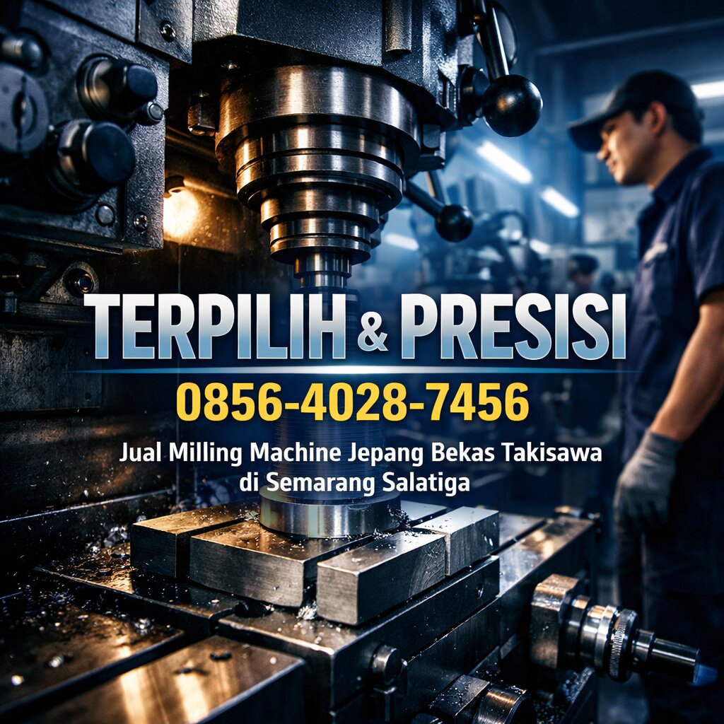 TERPILIH & PRESISI 0856-4028-7456 | Jual Milling Machine Jepang Bekas Takisawa di Semarang Salatiga