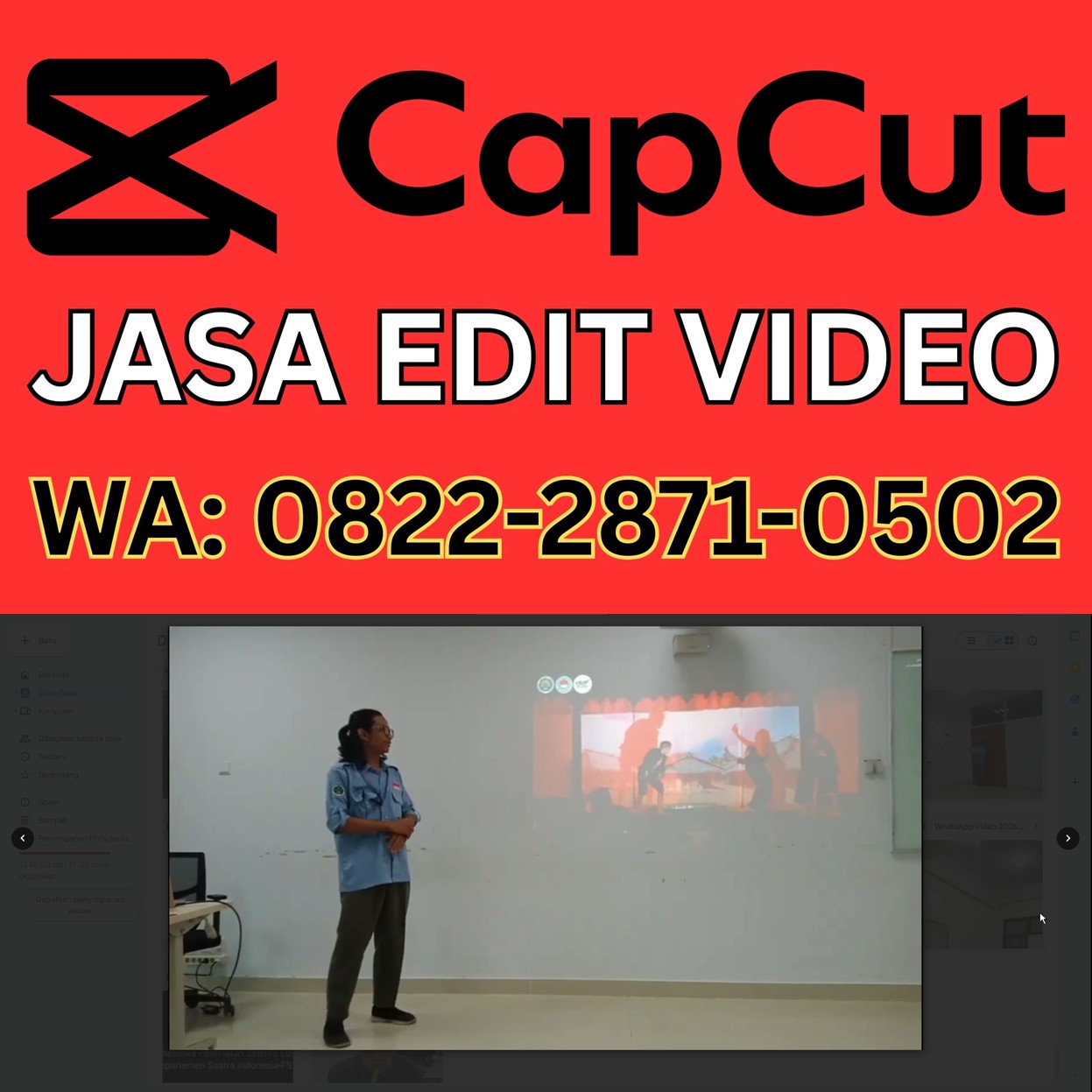 Jasa Editing Capcut | Jasa Pembuatan Instagram Jakarta Konten
