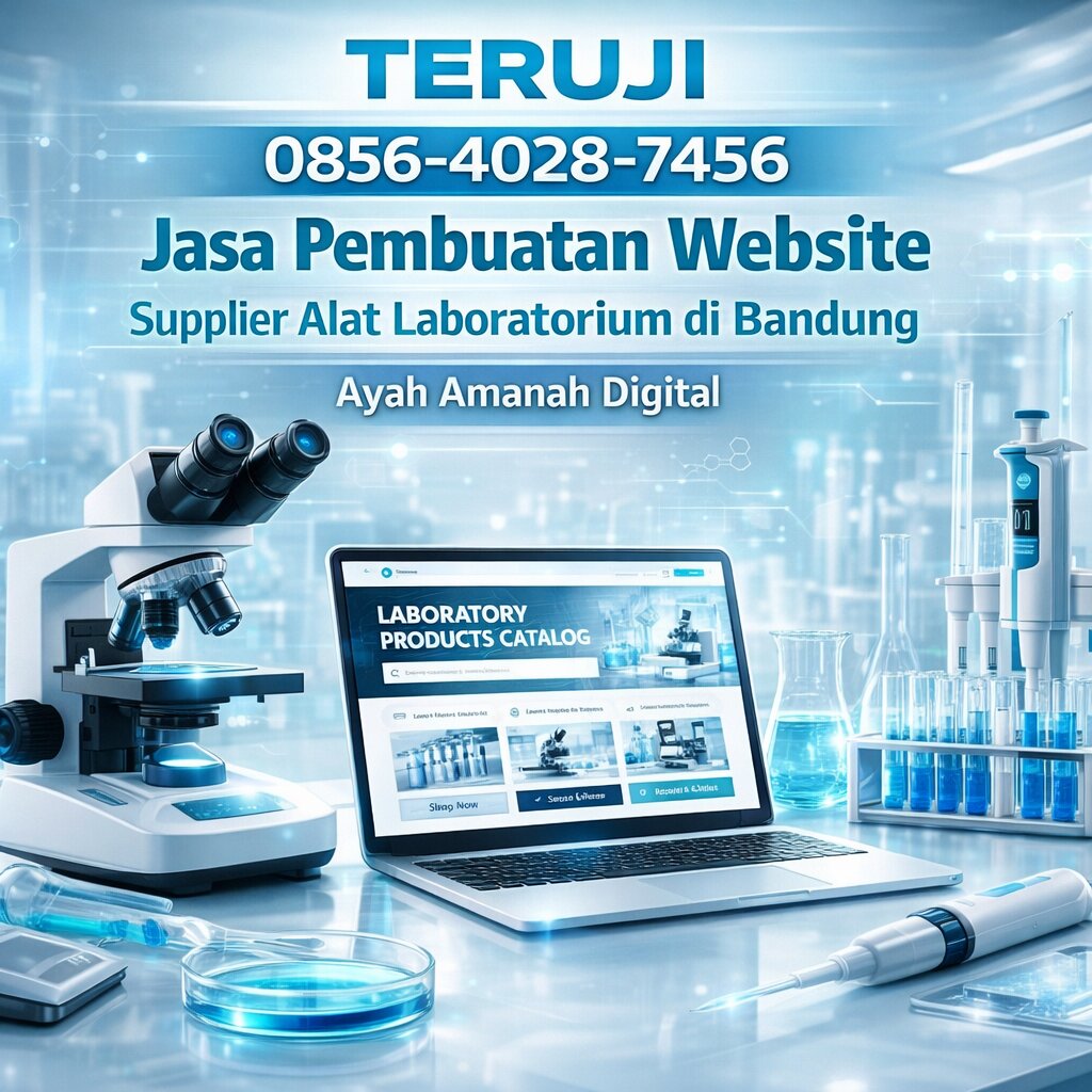 TERUJI 0856-4028-7456 | Jasa Pembuatan Website Supplier Alat Laboratorium di Bandung – Ayah Amanah Digital