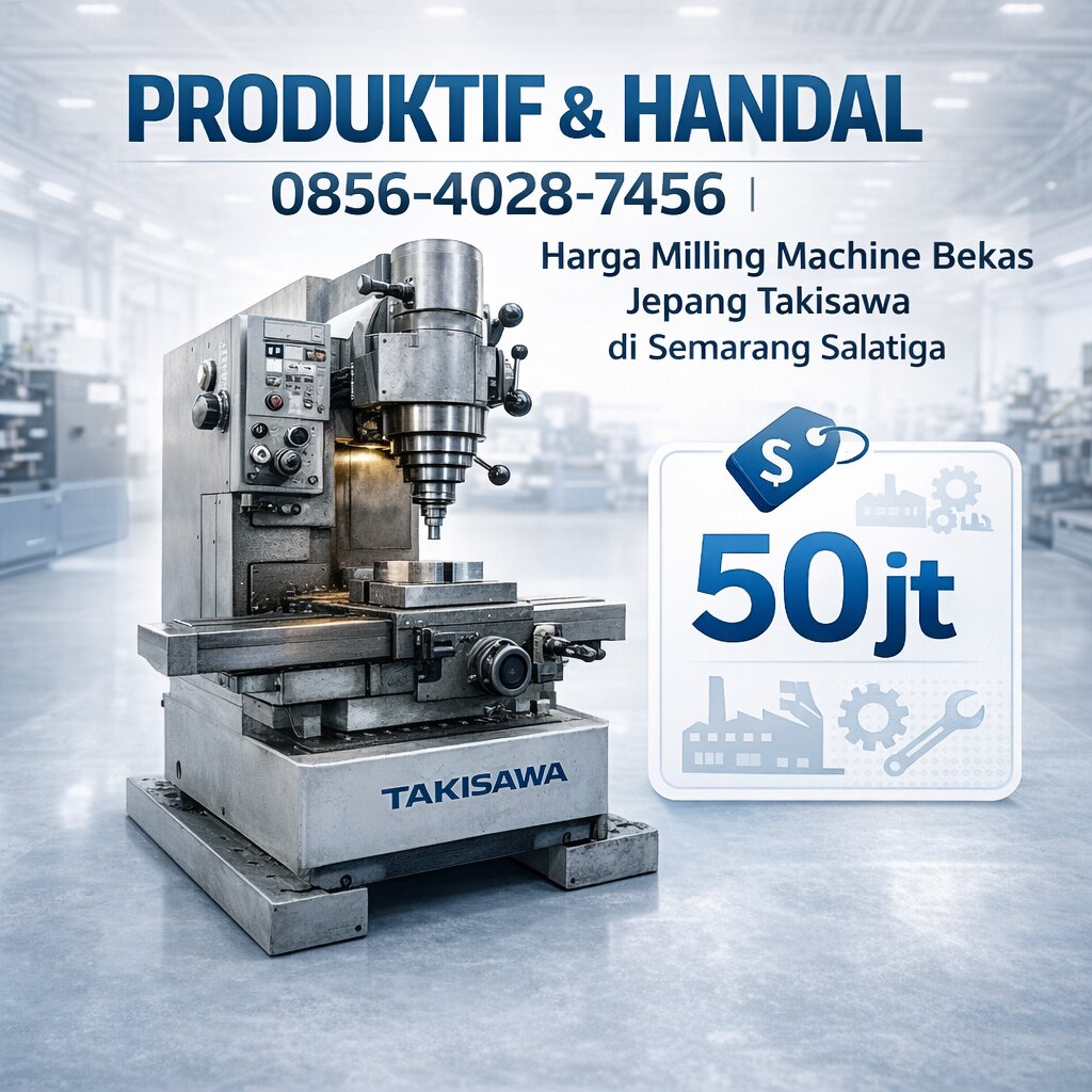 PRODUKTIF & HANDAL 0856-4028-7456 | Harga Milling Machine Bekas Jepang Takisawa di Semarang Salatiga