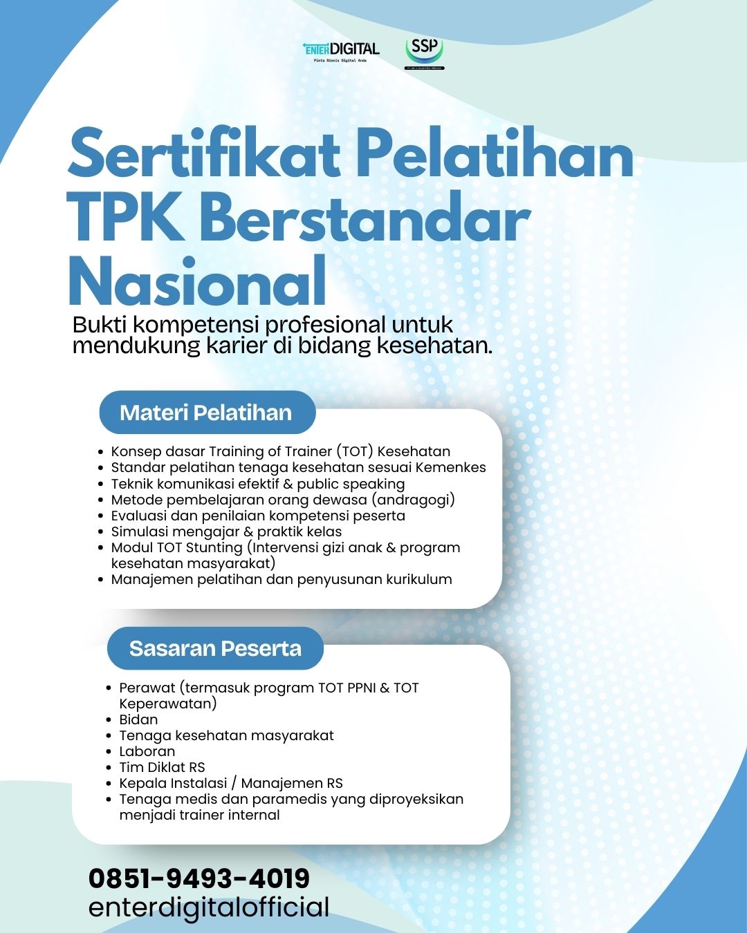 BERSTANDAR NASIONAL! WA : 0851-9493-4019, Sertifikat Tpk Jambi