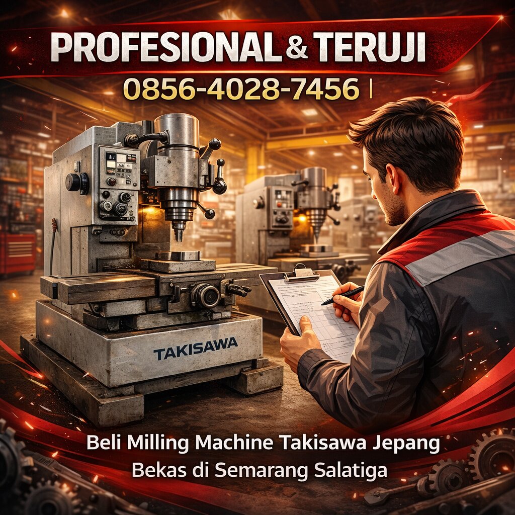 PROFESIONAL & TERUJI 0856-4028-7456 | Beli Milling Machine Takisawa Jepang Bekas di Semarang Salatiga